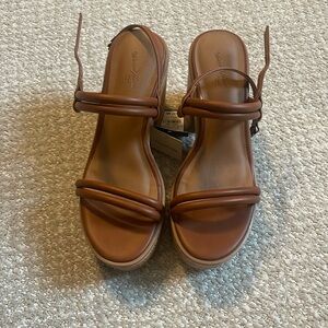 Brown Leather Women's Sandals